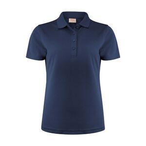 Printer RED Womens/Ladies Smash Polo Shirt / Navy